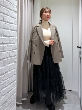 ayaさん（レディース・158cm）の秋コーディネート