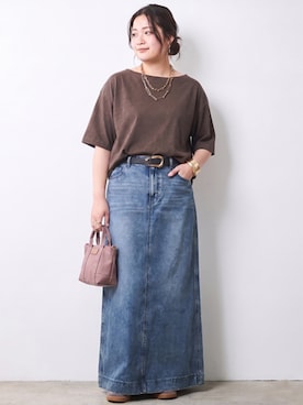 「CHIC STYLE（シックスタイル）のアイテム」を使った、ニッセンスタッフ(nissen5)さん（レディース・160cm）の春コーディネート
