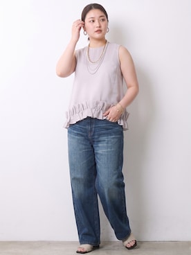 「CHIC STYLE（シックスタイル）のアイテム」を使った、ニッセンスタッフ(nissen5)さん（レディース・160cm）の春コーディネート