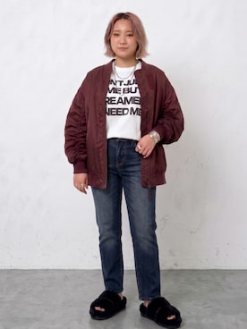 「GEVS.（ジェイヴィス）のアイテム」を使った、ニッセンスタッフ(nissen5)さん（レディース・160cm）の秋コーディネート