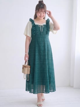 「marun（マルン）のアイテム」を使った、ニッセンスタッフ(nissen5)さん（レディース・160cm）の夏コーディネート