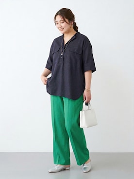 「CHIC STYLE（シックスタイル）のアイテム」を使った、ニッセンスタッフ(nissen5)さん（レディース・160cm）の春コーディネート