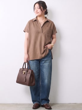 「CHIC STYLE（シックスタイル）のアイテム」を使った、ニッセンスタッフ(nissen5)さん（レディース・160cm）の夏コーディネート