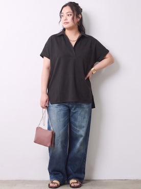 「CHIC STYLE（シックスタイル）のアイテム」を使った、ニッセンスタッフ(nissen5)さん（レディース・160cm）の夏コーディネート