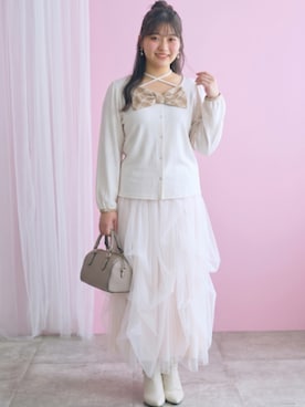 「marun（マルン）のアイテム」を使った、ニッセンスタッフ(nissen5)さん（レディース・160cm）の夏コーディネート
