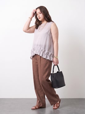 「CHIC STYLE（シックスタイル）のアイテム」を使った、ニッセンスタッフ(nissen5)さん（レディース・160cm）の春コーディネート