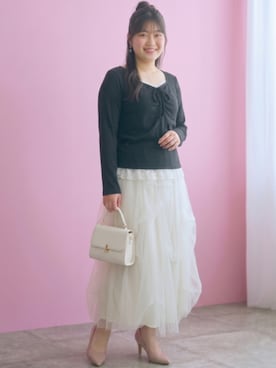 「marun（マルン）のアイテム」を使った、ニッセンスタッフ(nissen5)さん（レディース・160cm）の夏コーディネート