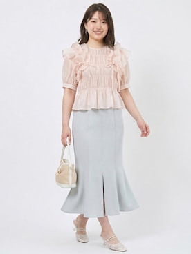 「marun（マルン）のアイテム」を使った、ニッセンスタッフ(nissen5)さん（レディース・160cm）の春コーディネート