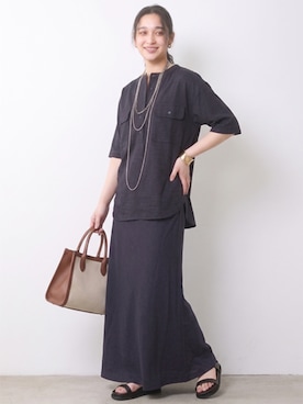 「CHIC STYLE（シックスタイル）のアイテム」を使った、ニッセンスタッフ(nissen5)さん（レディース・160cm）の春コーディネート