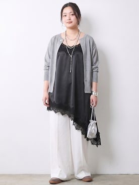 「CHIC STYLE（シックスタイル）のアイテム」を使った、ニッセンスタッフ(nissen5)さん（レディース・160cm）の春コーディネート
