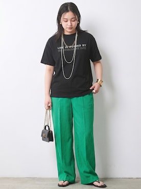「CHIC STYLE（シックスタイル）のアイテム」を使った、ニッセンスタッフ(nissen5)さん（レディース・160cm）の春コーディネート