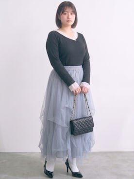 「marun（マルン）のアイテム」を使った、ニッセンスタッフ(nissen5)さん（レディース・160cm）の夏コーディネート