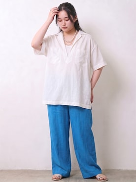 「CHIC STYLE（シックスタイル）のアイテム」を使った、ニッセンスタッフ(nissen5)さん（レディース・160cm）の春コーディネート