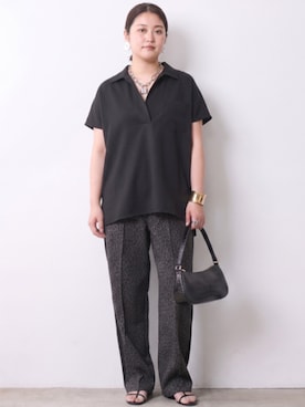 「CHIC STYLE（シックスタイル）のアイテム」を使った、ニッセンスタッフ(nissen5)さん（レディース・160cm）の夏コーディネート