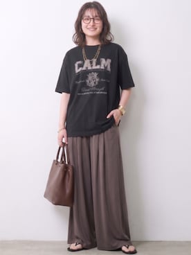 「CHIC STYLE（シックスタイル）のアイテム」を使った、ニッセンスタッフ(nissen5)さん（レディース・160cm）の夏コーディネート