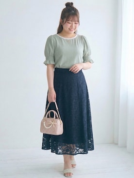 「marun（マルン）のアイテム」を使った、ニッセンスタッフ(nissen5)さん（レディース・160cm）の春コーディネート