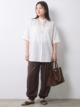 「CHIC STYLE（シックスタイル）のアイテム」を使った、ニッセンスタッフ(nissen5)さん（レディース・160cm）の春コーディネート