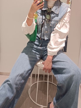 「GRL（グレイル）のアイテム（セットアップ）」を使った、s21m28h11さん（レディース・161cm）の春コーディネート