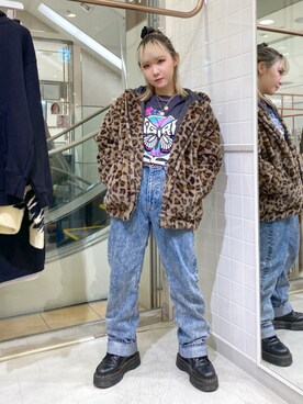 進藤さくらさん（レディース・148cm）の秋コーディネート