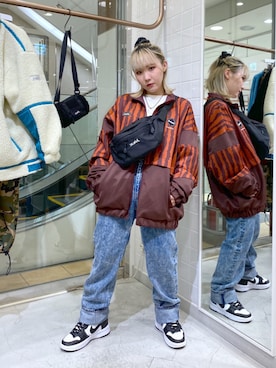 進藤さくらさん（レディース・148cm）の秋コーディネート