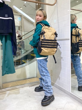 進藤さくらさん（レディース・148cm）の秋コーディネート