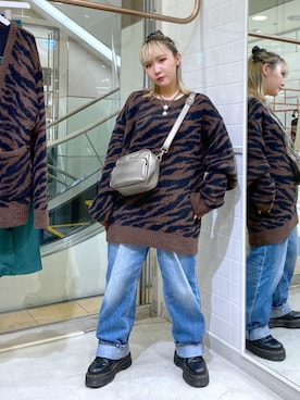 進藤さくらさん（レディース・148cm）の秋コーディネート