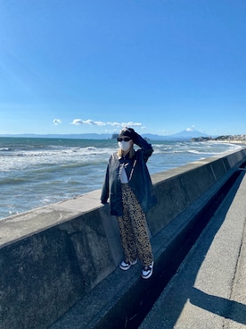 進藤さくらさん（レディース・148cm）の冬コーディネート