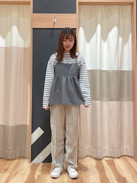 「キャミビスチェ」｜かわせさん（レディース・154cm）の春コーディネート