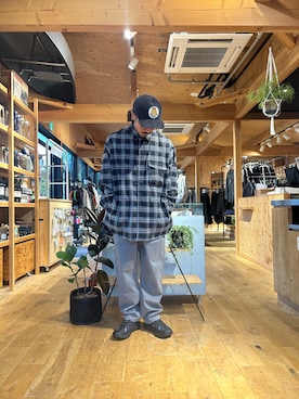 「アイテム（パンツ）」を使った、せーじさん（メンズ・165cm）の秋コーディネート