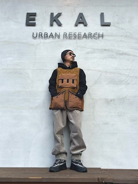 「アイテム（その他アウター）」を使った、せーじさん（メンズ・165cm）の秋コーディネート