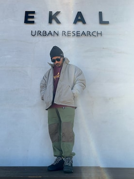 「アイテム（ジャケット/アウター）」を使った、せーじさん（メンズ・165cm）の秋コーディネート