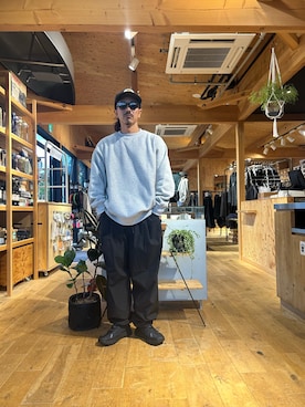 「アイテム（スニーカー）」を使った、せーじさん（メンズ・165cm）の秋コーディネート