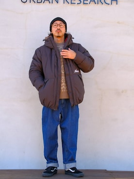 「パタゴニア」｜せーじさん（メンズ・165cm）の冬コーディネート