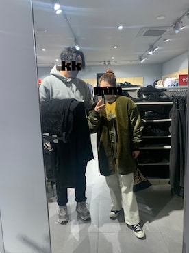 kmさん(レディース・153cm)の冬コーディネート