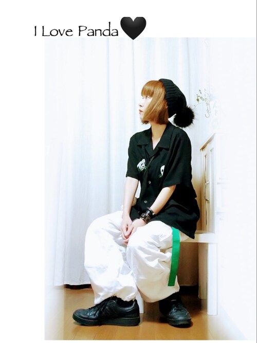 らん Green Label Relaxingのニットキャップ ビーニーを使ったコーディネート Wear