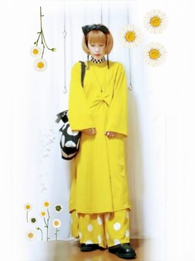 ワンピースを使った ガウチョパンツ のレディース人気ファッションコーディネート Wear