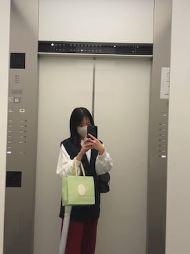 「LADUREE（ラデュレ）のアイテム（その他）」を使った、mikan🍊さん（レディース・159cm）の春コーディネート