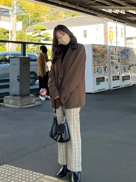 「RAG MACHINE（ラグマシーン）のアイテム」を使った、mikan🍊さん（レディース・160cm）の春コーディネート