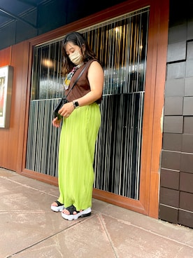 「155㎝コーデ」｜はくまい子さん（レディース・155cm）の夏コーディネート