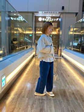 「URBAN RESEARCH DOORS（アーバンリサーチドアーズ）のピンタックフリルスタンドカラーブラウス（シャツ/ブラウス）」を使った、 コヤマ  ヒナタさん（レディース・162cm）の冬コーディネート
