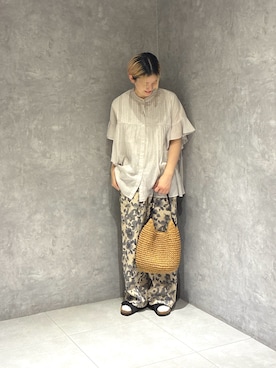 「URBAN RESEARCH DOORS（アーバンリサーチドアーズ）のBIRKENSTOCK　EXCLUSIVE ARIZONA WB(NR)（サンダル、ブラック系）」を使った、 コヤマ  ヒナタさん（レディース・164cm）の春コーディネート