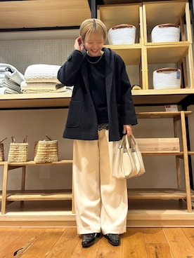 「アイテム（テーラードジャケット）」を使った、 コヤマ  ヒナタさん（レディース・164cm）の秋コーディネート