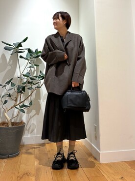 「URBAN RESEARCH（アーバンリサーチ）のアイテム（ワンピース/ドレス）」を使った、 コヤマ  ヒナタさん（レディース・163cm）の秋コーディネート