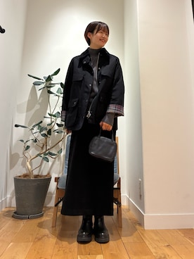 「イチ推しジャケットスタイル」｜「アイテム（ボストンバッグ）」を使った、 コヤマ  ヒナタさん（レディース・164cm）の秋コーディネート