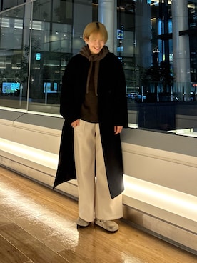 「URBAN RESEARCH（アーバンリサーチ）のアイテム（チェスターコート）」を使った、 コヤマ  ヒナタさん（レディース・164cm）の秋コーディネート