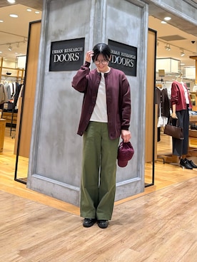 「RODE SKO（ロデスコ）のアイテム」を使った、 コヤマ  ヒナタさん（レディース・164cm）の秋コーディネート