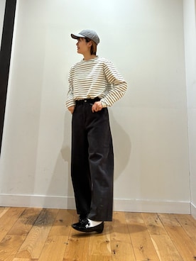「URBAN RESEARCH DOORS（アーバンリサーチドアーズ）のGYMPHLEX　6PANEL CAP（キャップ）」を使った、 コヤマ  ヒナタさん（レディース・163cm）の秋コーディネート