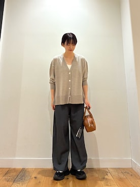 「MARCO BIANCHINI（マルコビアンチーニ）のアイテム」を使った、 コヤマ  ヒナタさん（レディース・163cm）の秋コーディネート