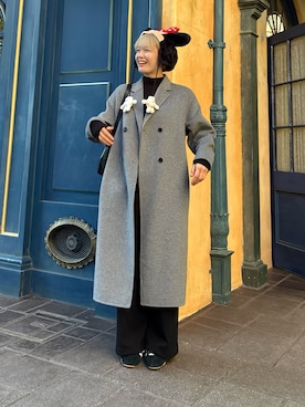 「URBAN RESEARCH DOORS(アーバンリサーチドアーズ)のアイテム(スニーカー)」を使った、 コヤマ ヒナタさん(レディース・164cm)の冬コーディネート