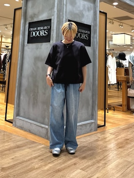 「SMELLY（スメリー）のアイテム」を使った、 コヤマ  ヒナタさん（レディース・164cm）の夏コーディネート